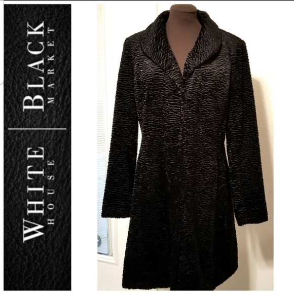 White House Black Market Jackets & Blazers - XS White House Black Market faux fur poodle coat
